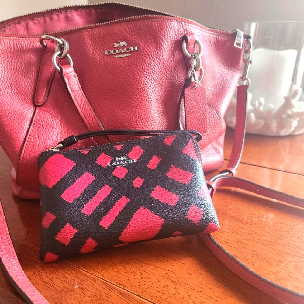 Red Coach Bag